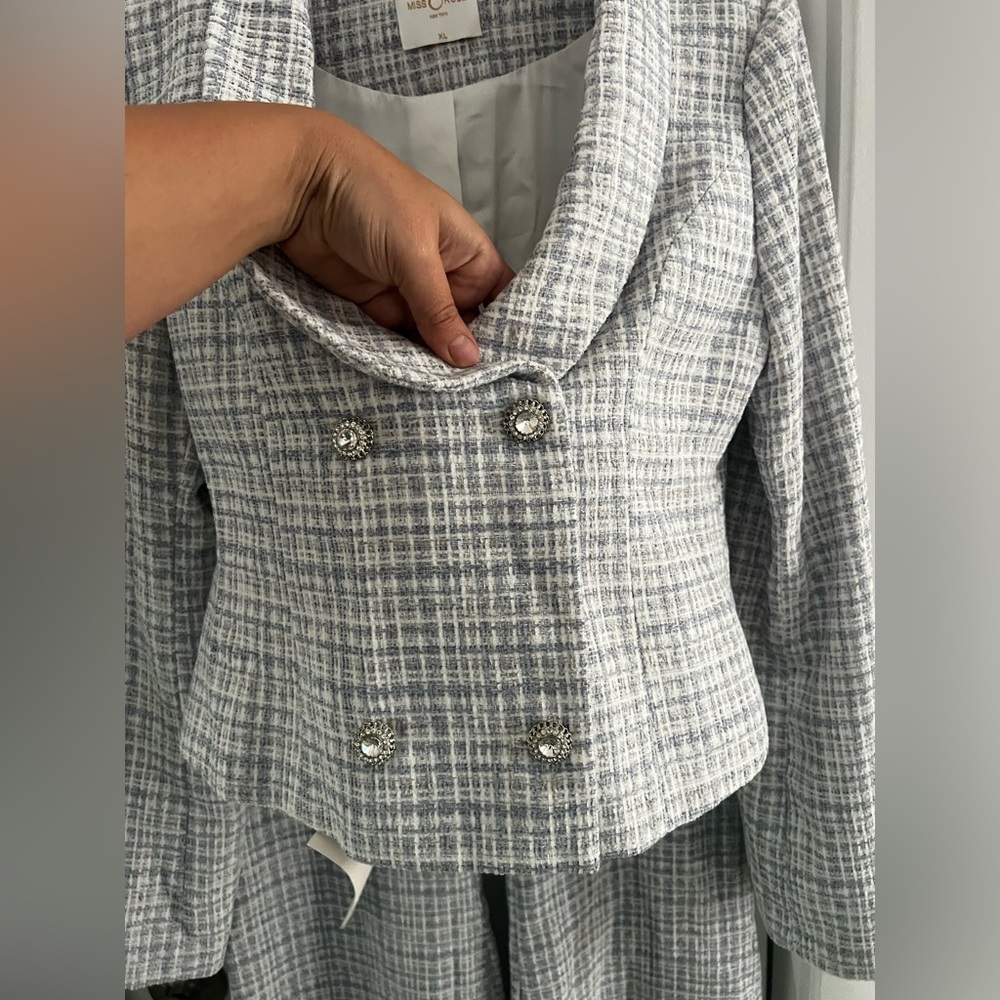 NWT Twill Suit pant set